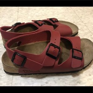 Birkenstock Red Sandals Size 40